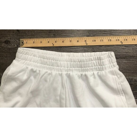 Gymshark Womens Small White Fleece Comfy Athletic Shorts - Picture 4 of 5